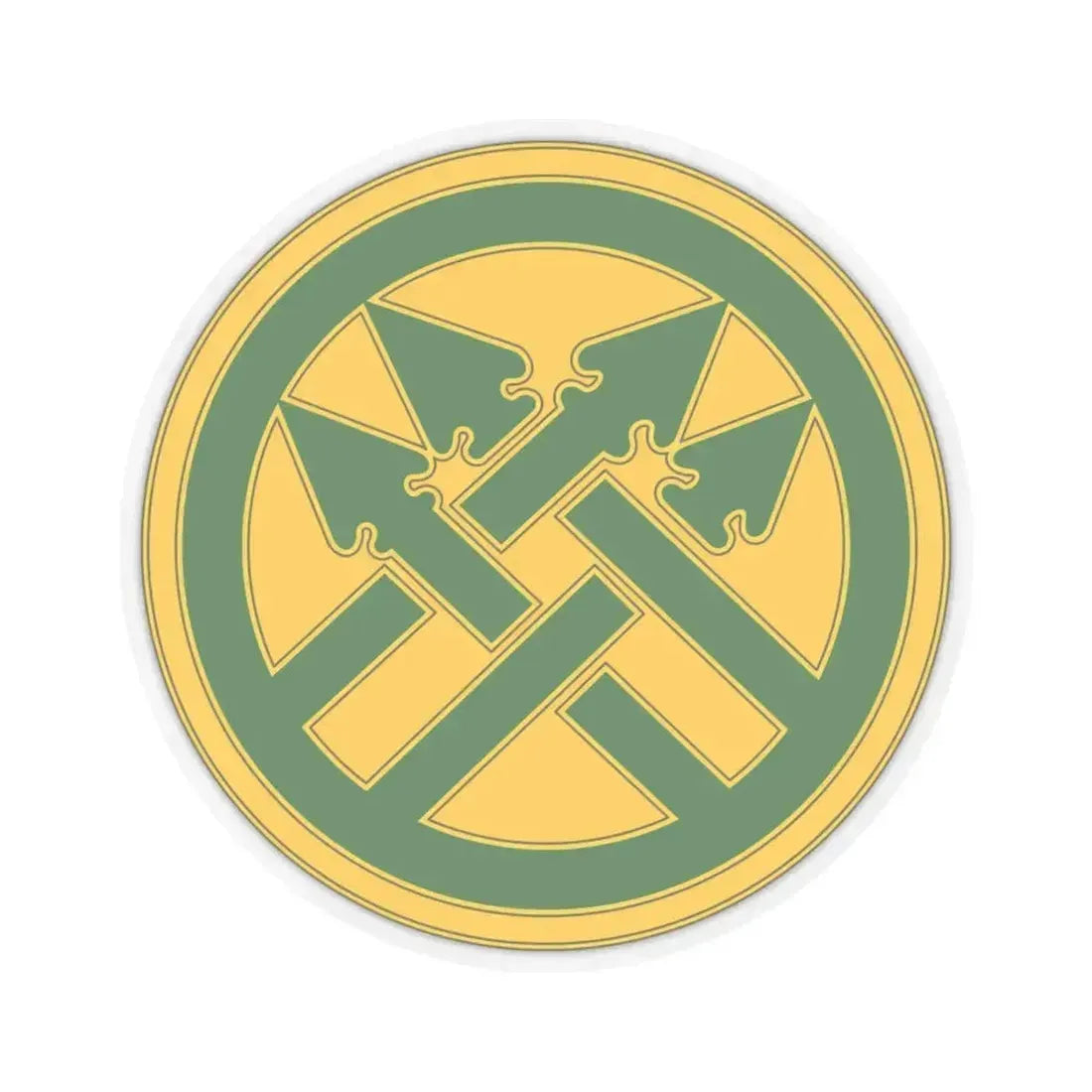 220th Military Police Brigade (U.S. Army) STICKER Vinyl Kiss-Cut Decal 4 Inch Transparent - The Sticker Space