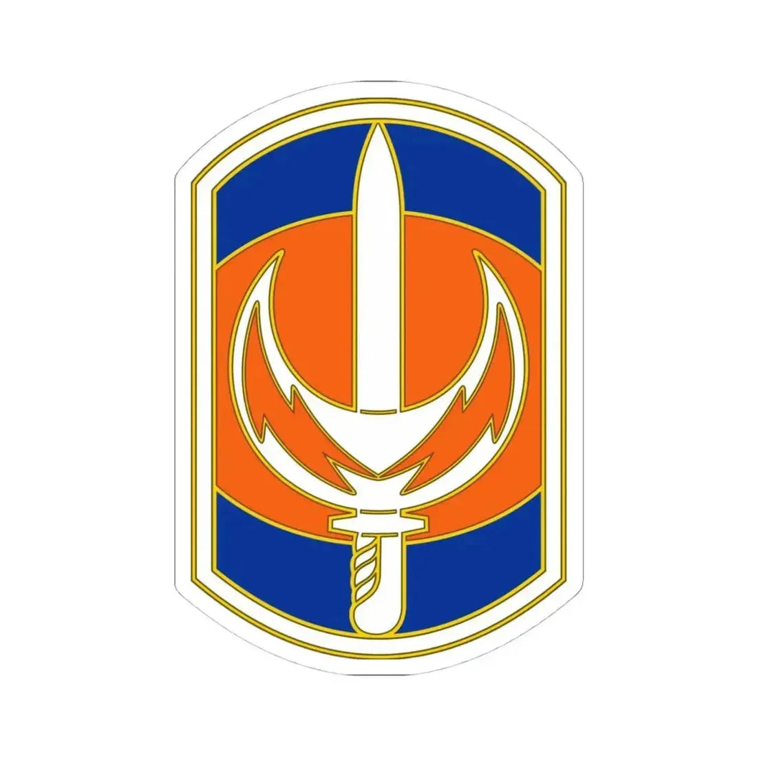 228 Signal Brigade 3 (U.S. Army) STICKER Vinyl Kiss-Cut Decal 4 Inch White - The Sticker Space