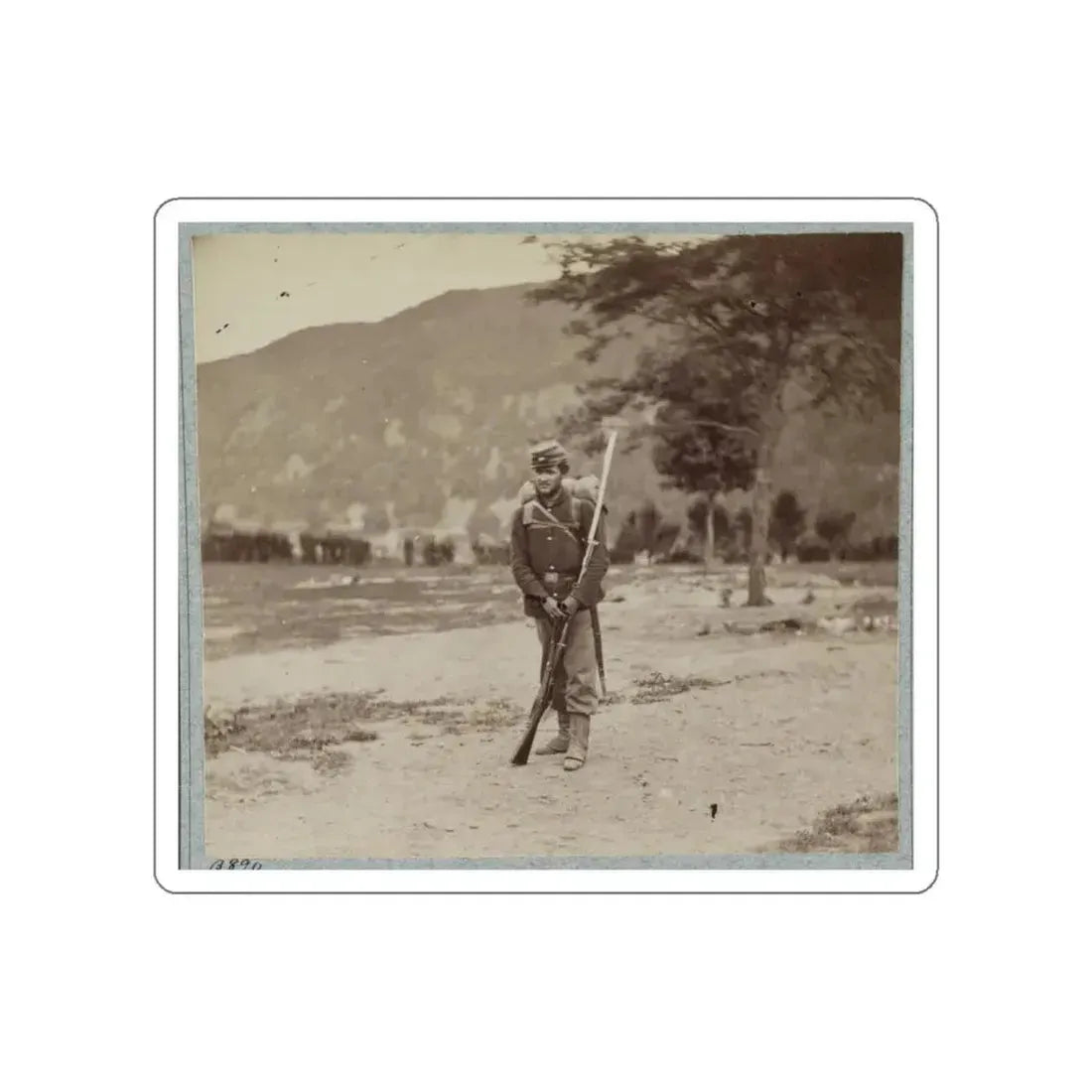 22d New York State Militia Near Harpers Ferry, Va., 1861 I.E.1862 018 (U.S. Civil War) STICKER Vinyl Die-Cut Decal - The Sticker Space