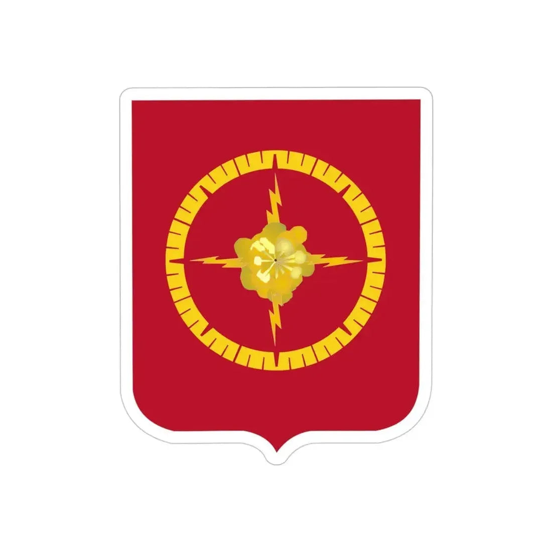 23 Field Artillery Battalion 2 (U.S. Army) REVERSE PRINT Transparent Die-Cut STICKER - The Sticker Space