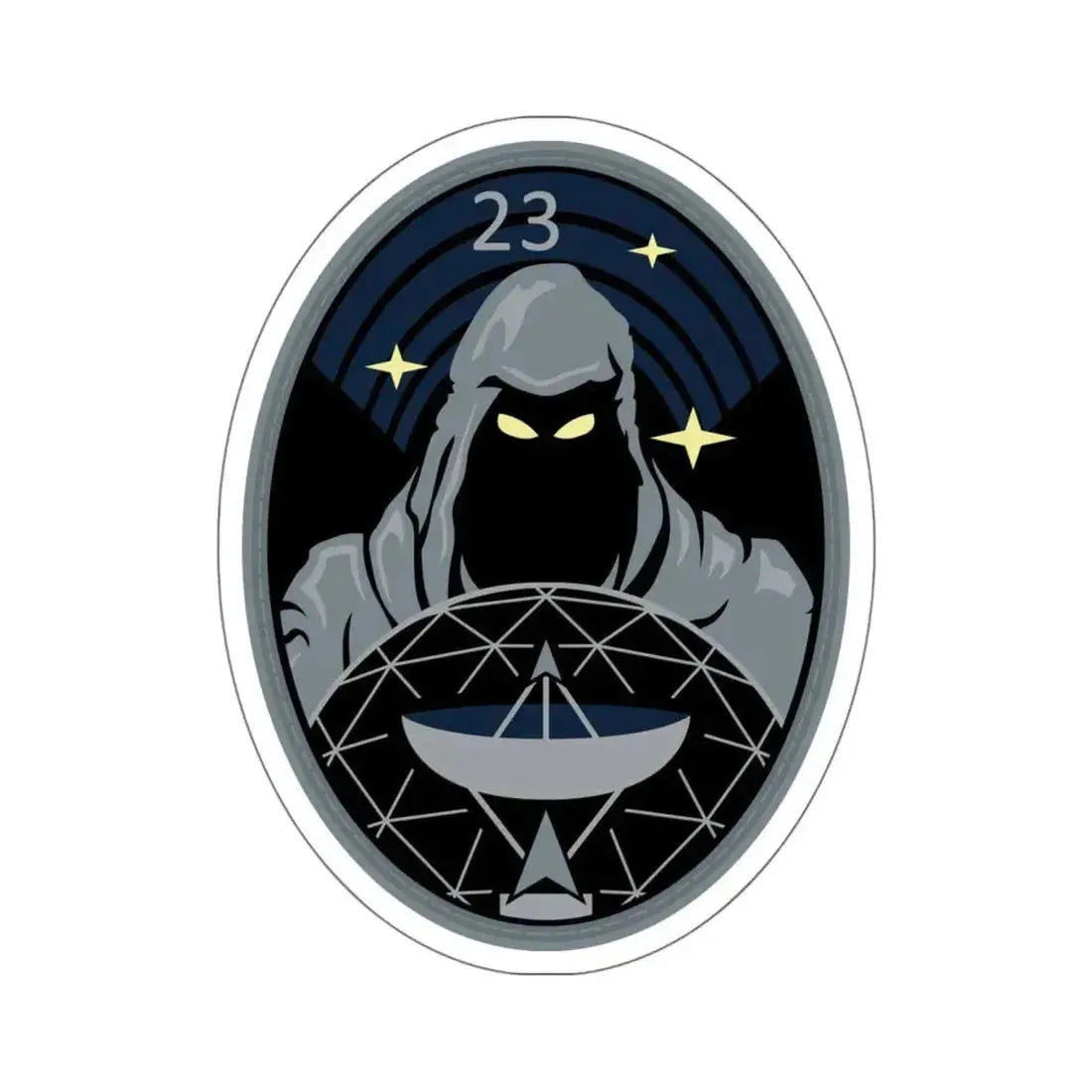 23 Space Operations Squadron (U.S. Space Force) STICKER Vinyl Kiss-Cut Decal 6 Inch White - The Sticker Space