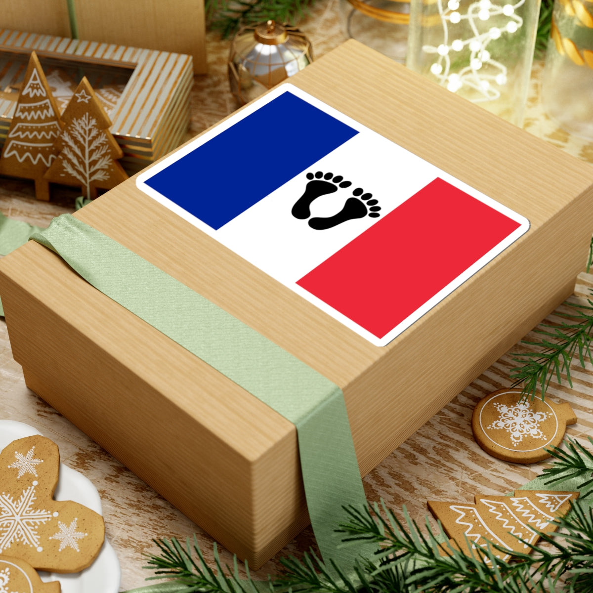 Flag of France Pieds-noirs (France) STICKER Vinyl Kiss-Cut Decal