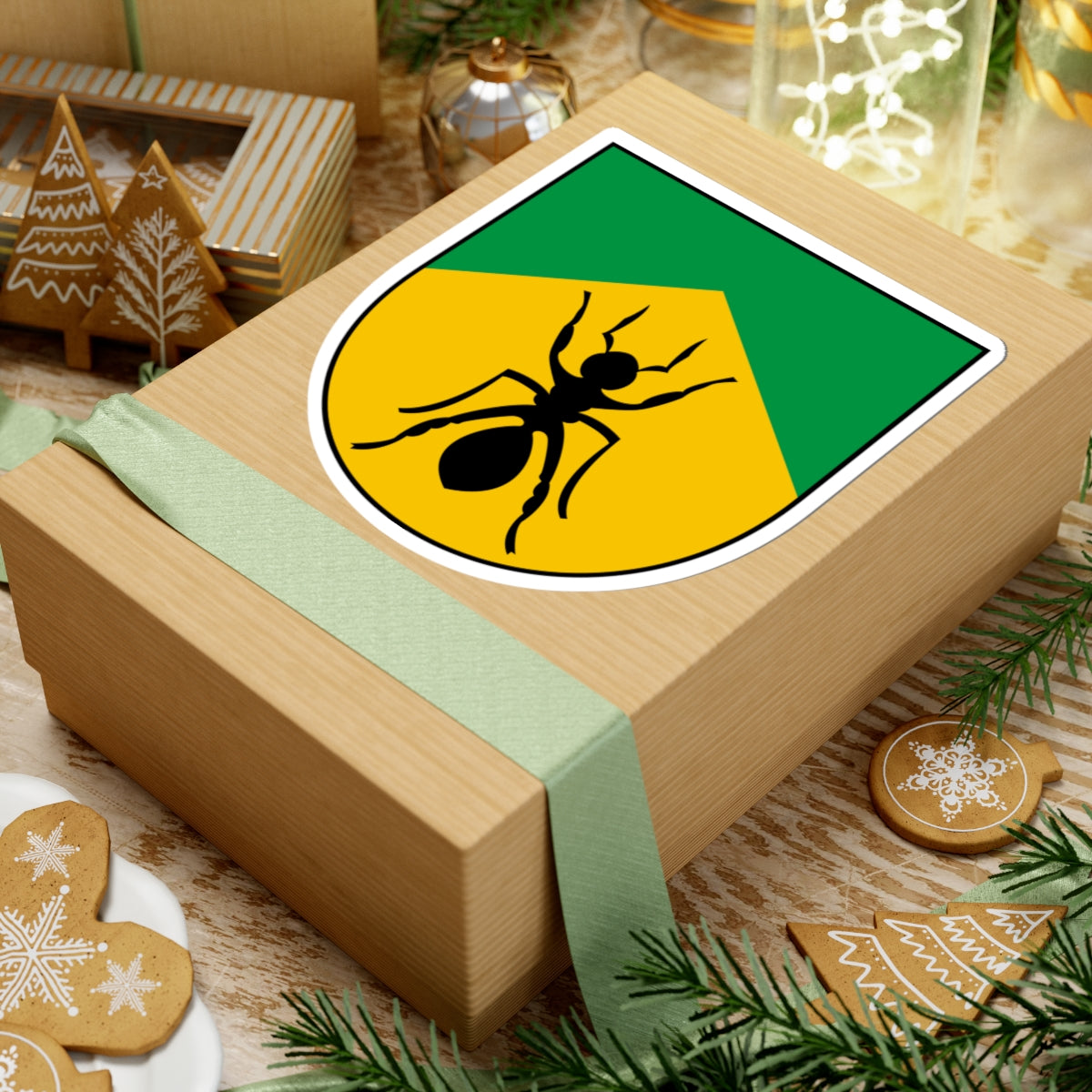 Ahja seal (Estonia) (Coat of Arms) STICKER Vinyl Kiss-Cut Decal