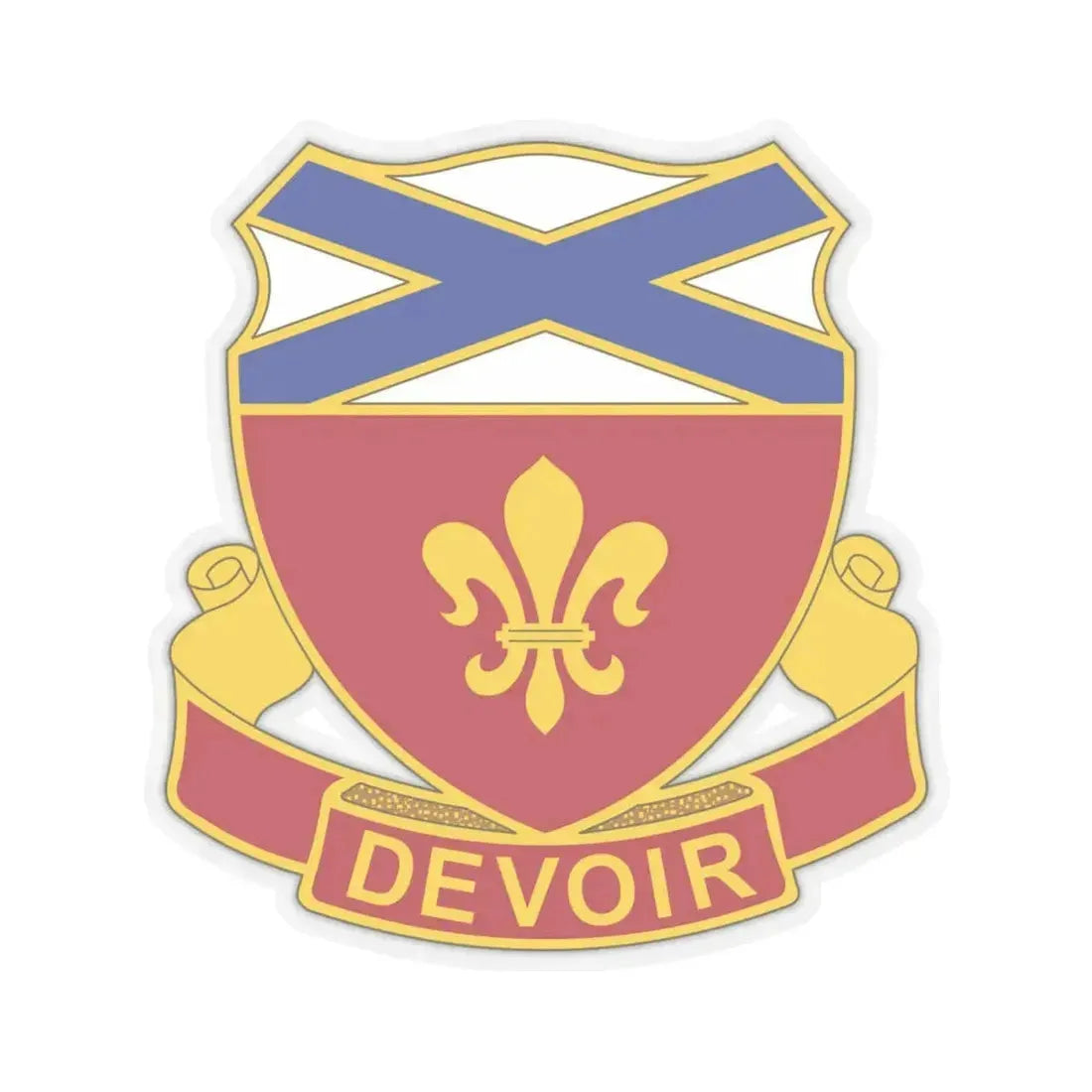 242 Engineer Battalion (U.S. Army) STICKER Vinyl Kiss-Cut Decal 4 Inch Transparent - The Sticker Space