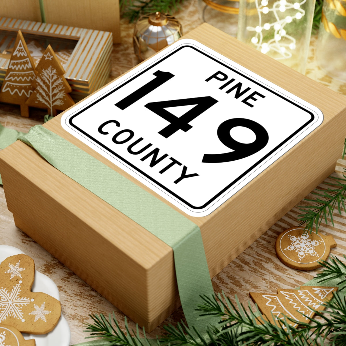 Pine County Route 149 MN (Minnesota) (Road Sign) STICKER Vinyl Kiss-Cut Decal