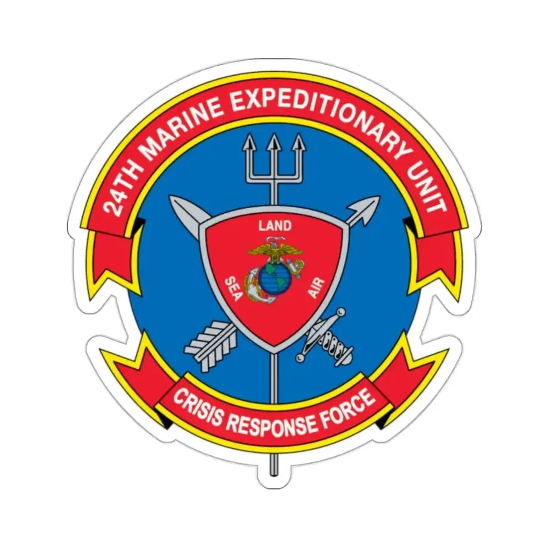 24th MEU Crisis Response Force (USMC) STICKER Vinyl Kiss-Cut Decal - The Sticker Space