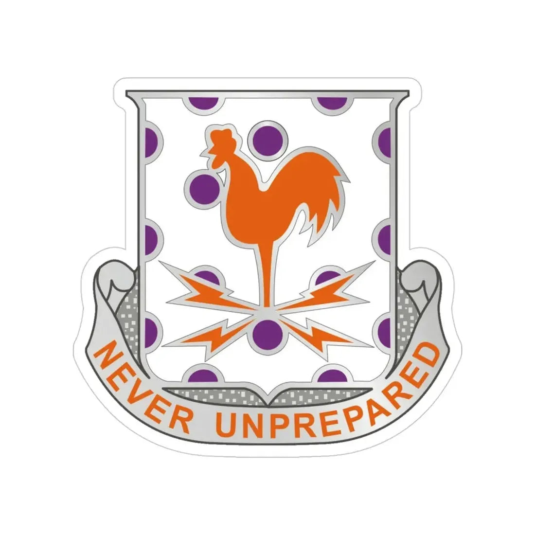 25 Signal Battalion (U.S. Army) Transparent STICKER Die-Cut Vinyl Decal - The Sticker Space