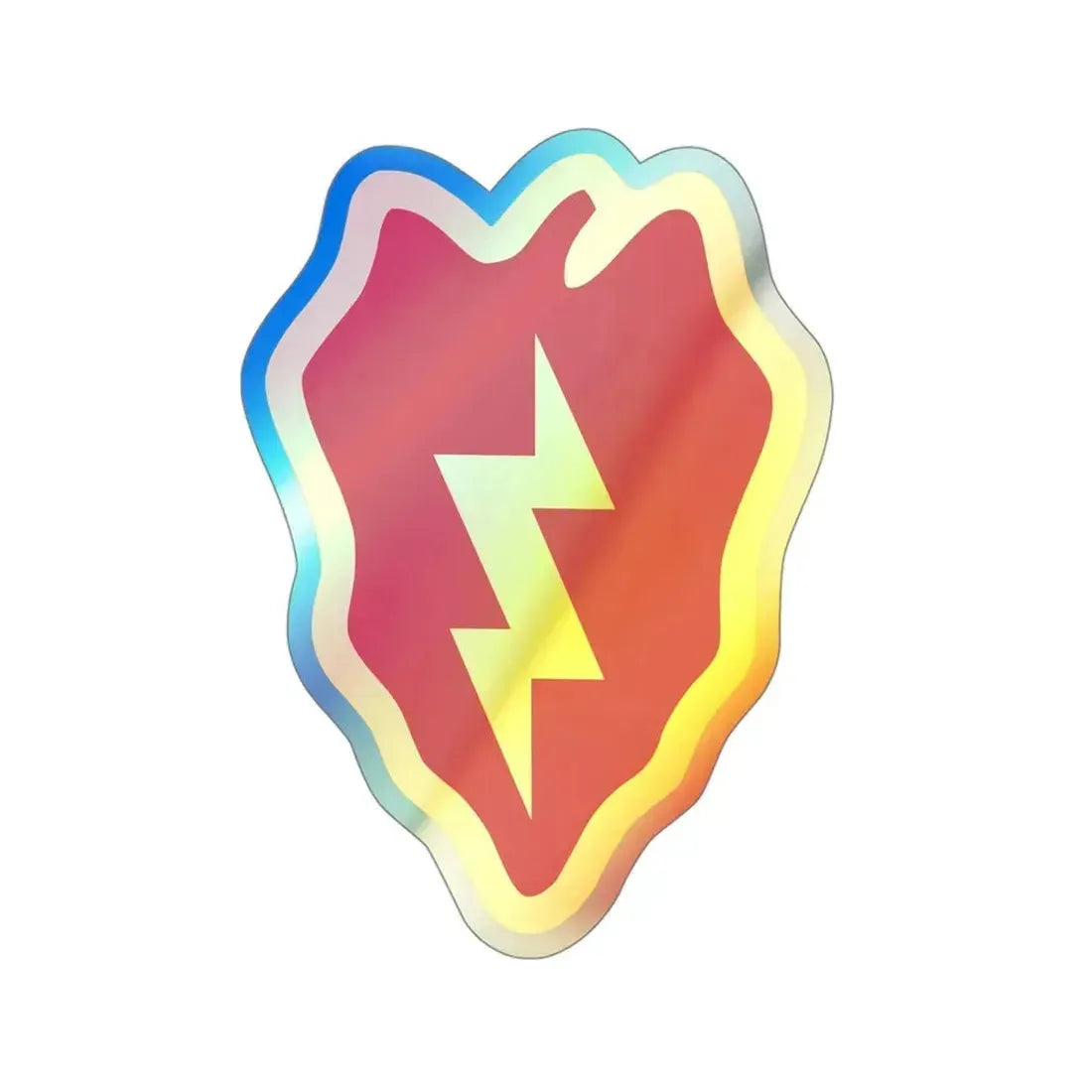 25th Infantry Division (U.S. Army) Holographic STICKER Die-Cut Vinyl Decal - The Sticker Space