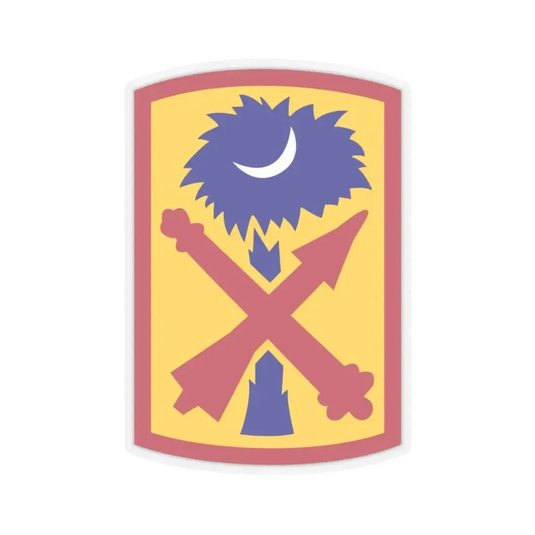 263rd Air and Missile Defense Command (U.S. Army) STICKER Vinyl Kiss-Cut Decal 6 Inch Transparent - The Sticker Space