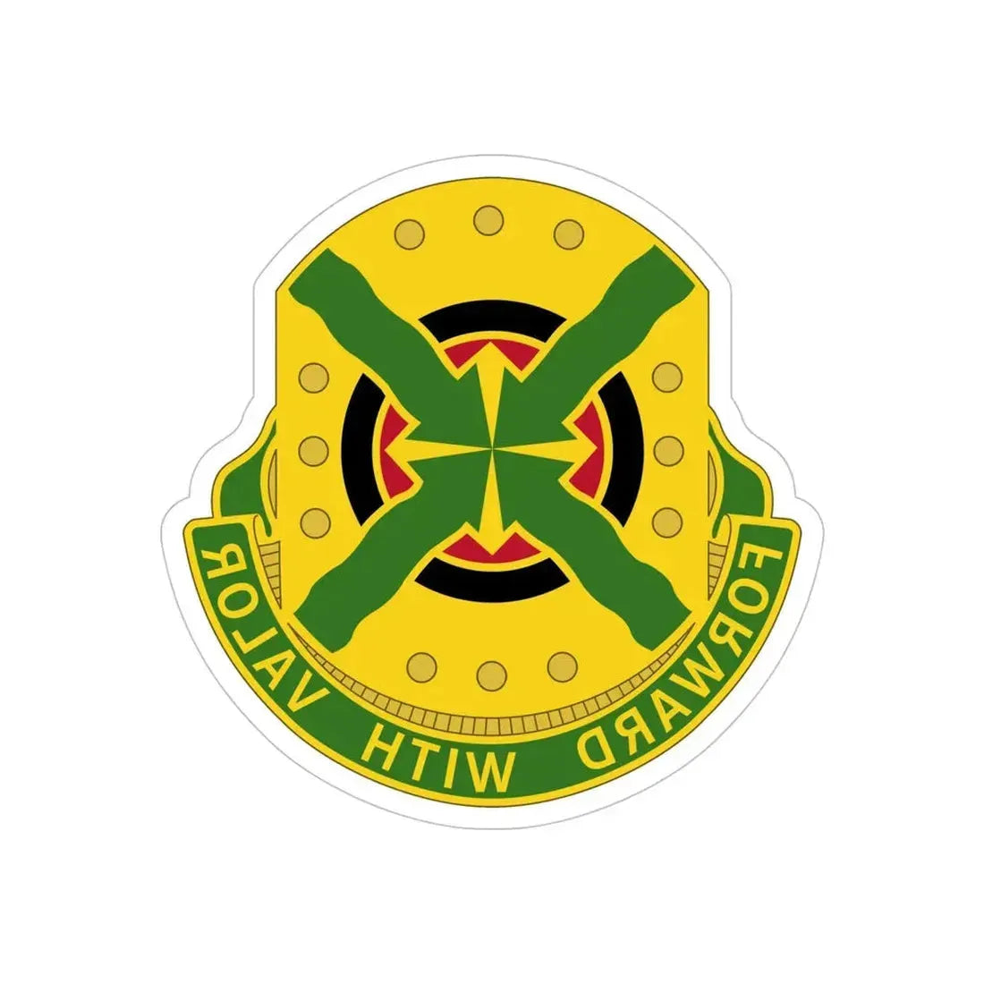 264 Engineer Group (U.S. Army) REVERSE PRINT Transparent Die-Cut STICKER - The Sticker Space