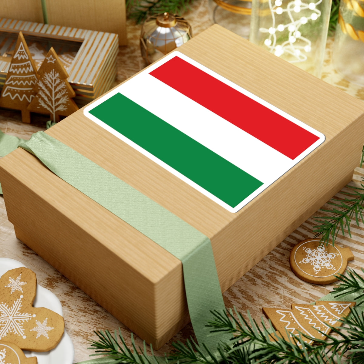 Flag of Pozuzo without coat of arms (Peru) STICKER Vinyl Kiss-Cut Decal