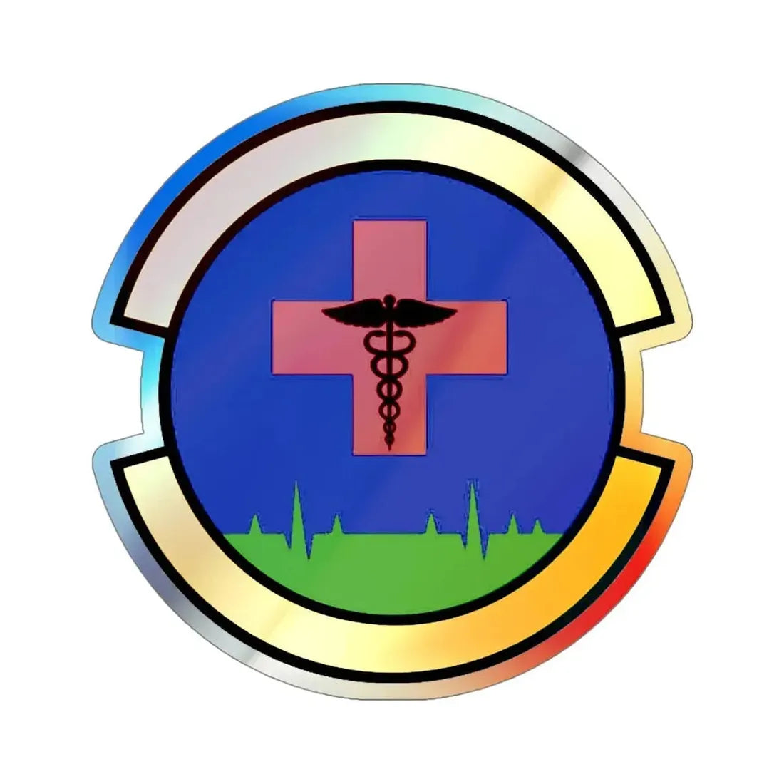 27 Special Operations Healthcare Operations Squadron AFSOC (U.S. Air Force) Holographic STICKER Die-Cut Vinyl Decal - The Sticker Space