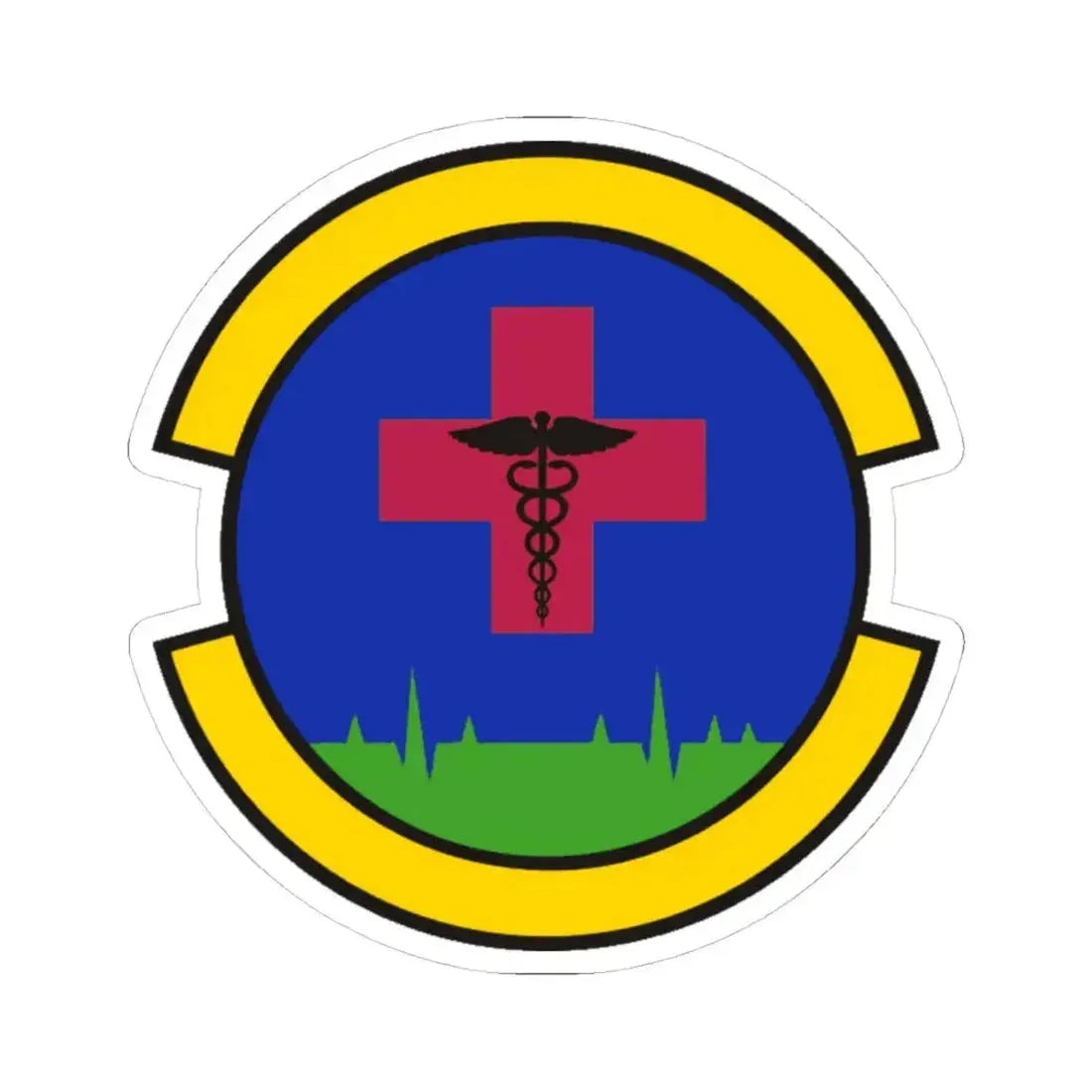27 Special Operations Healthcare Operations Squadron AFSOC (U.S. Air Force) STICKER Vinyl Kiss-Cut Decal 4 Inch White - The Sticker Space