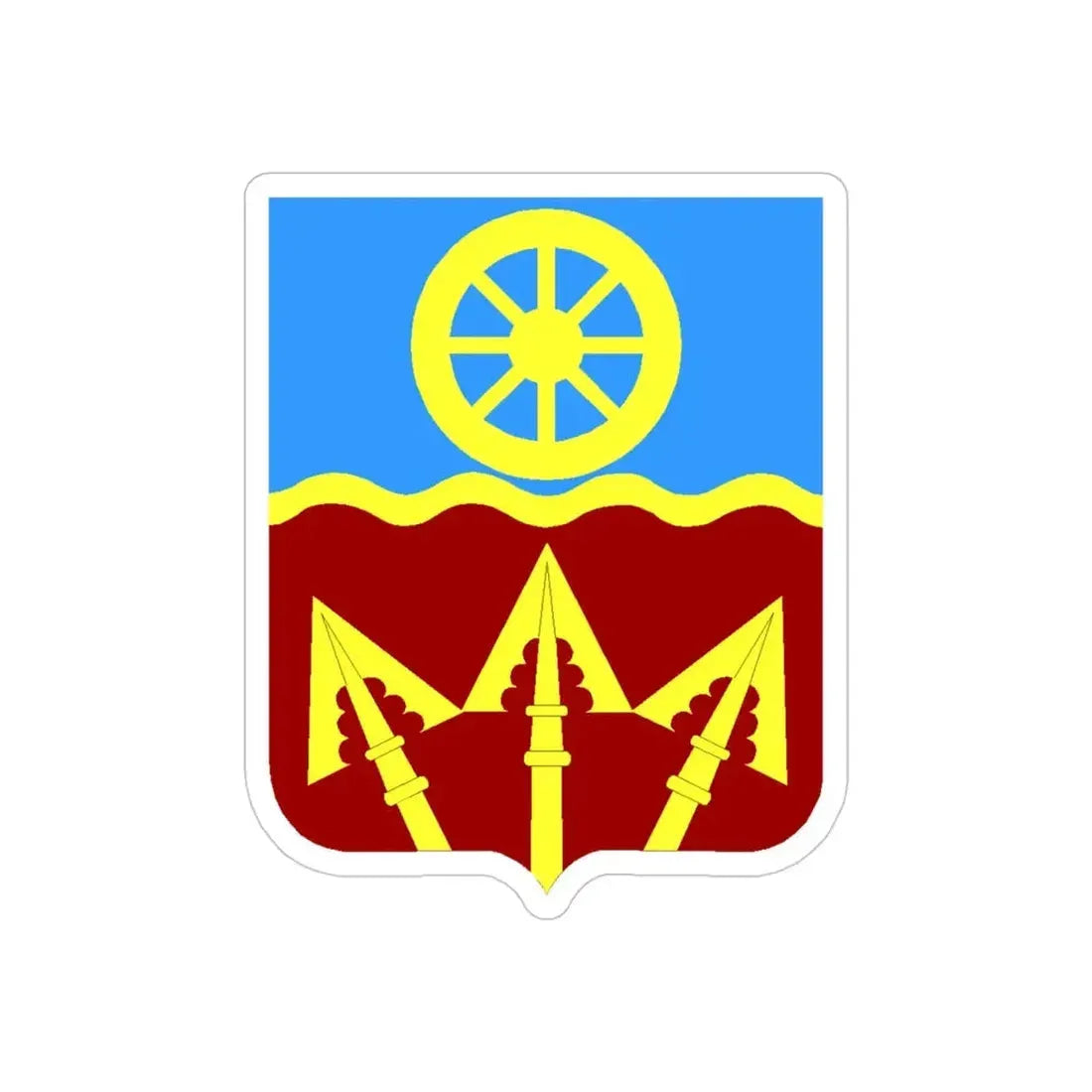 272 Transportation Battalion 2 (U.S. Army) REVERSE PRINT Transparent Die-Cut STICKER - The Sticker Space