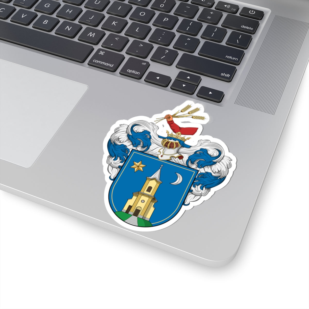 COA Hungary Town Keménfa (Hungary) (Coat of Arms) STICKER Vinyl Kiss-Cut Decal