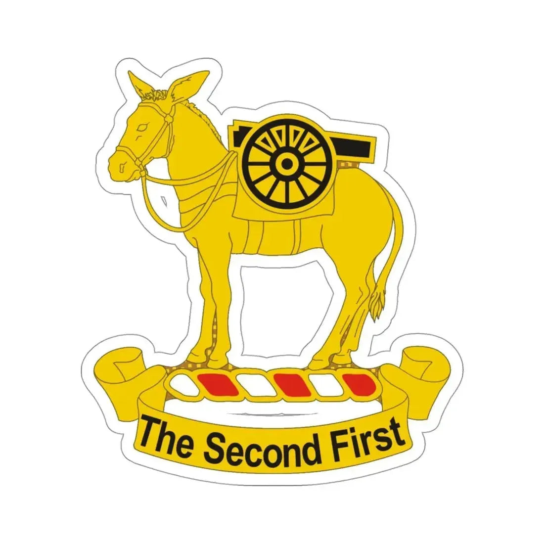 2nd Field Artillery Regiment (U.S. Army) STICKER Vinyl Die-Cut Decal - The Sticker Space
