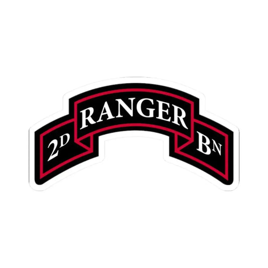 2nd Ranger Battalion (U.S. Army) STICKER Vinyl Kiss-Cut Decal 2 Inch White - The Sticker Space