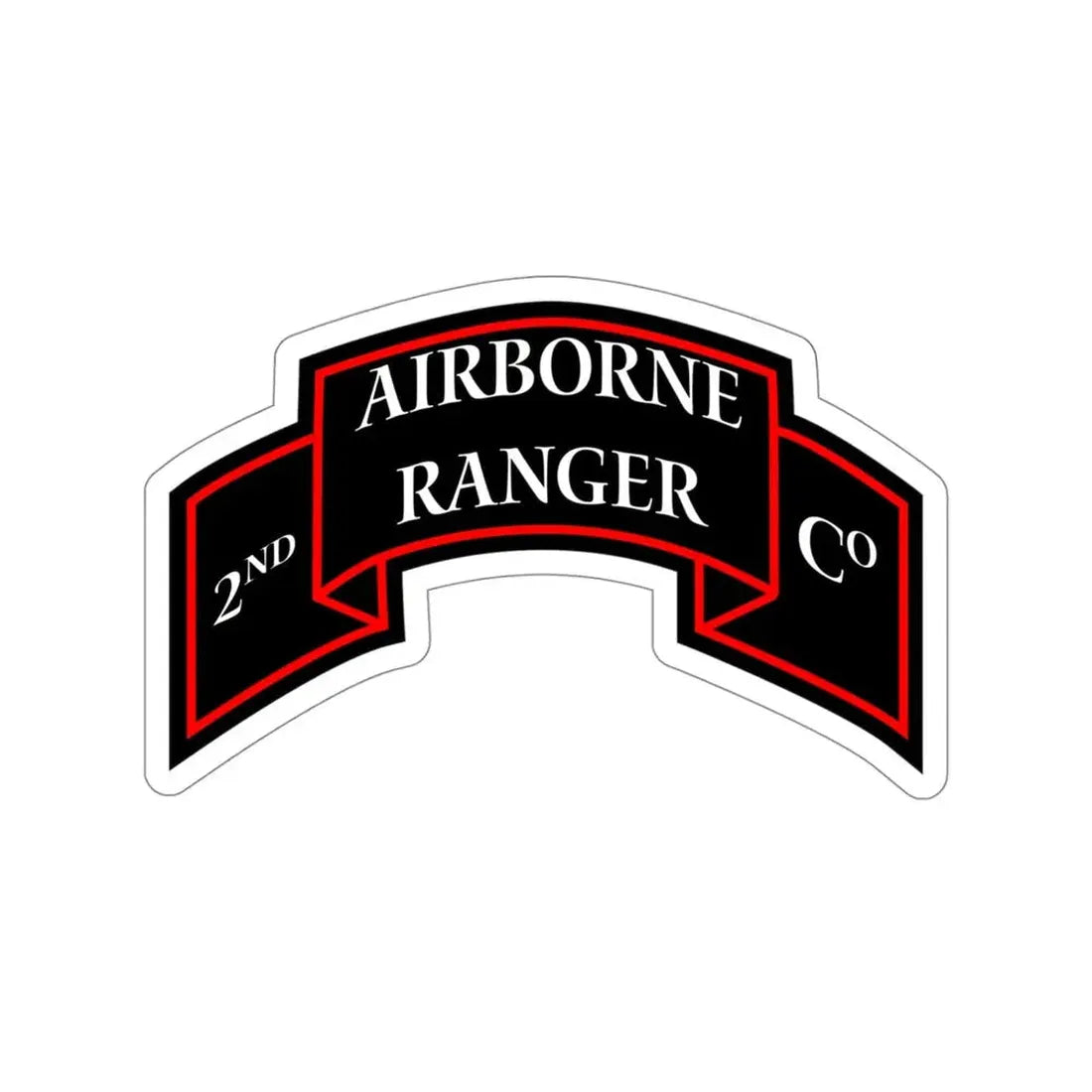 2nd Ranger Infantry Company (U.S. Army) STICKER Vinyl Die-Cut Decal - The Sticker Space
