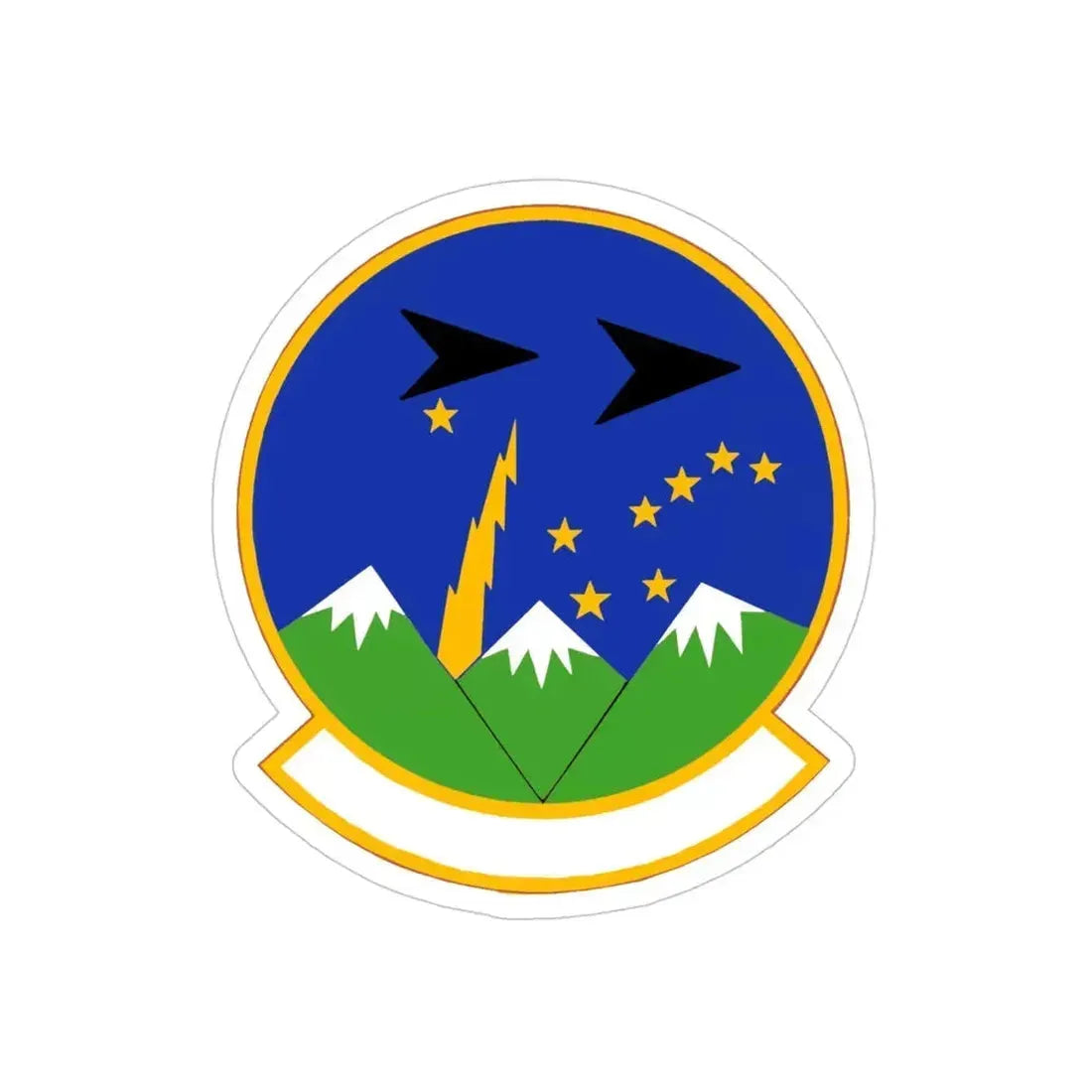 3 Air Support Operations Squadron PACAF (U.S. Air Force) REVERSE PRINT Transparent Die-Cut STICKER - The Sticker Space