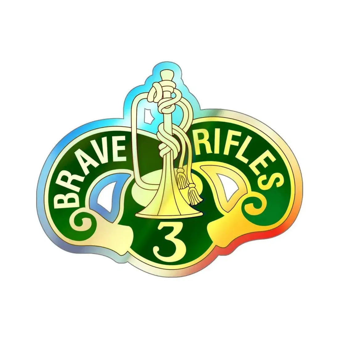 3 Cavalry Regiment v2 (U.S. Army) Holographic STICKER Die-Cut Vinyl Decal - The Sticker Space