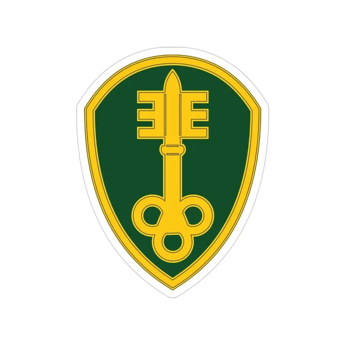 300 Military Police Brigade 3 (U.S. Army) Transparent STICKER Die-Cut Vinyl Decal - The Sticker Space