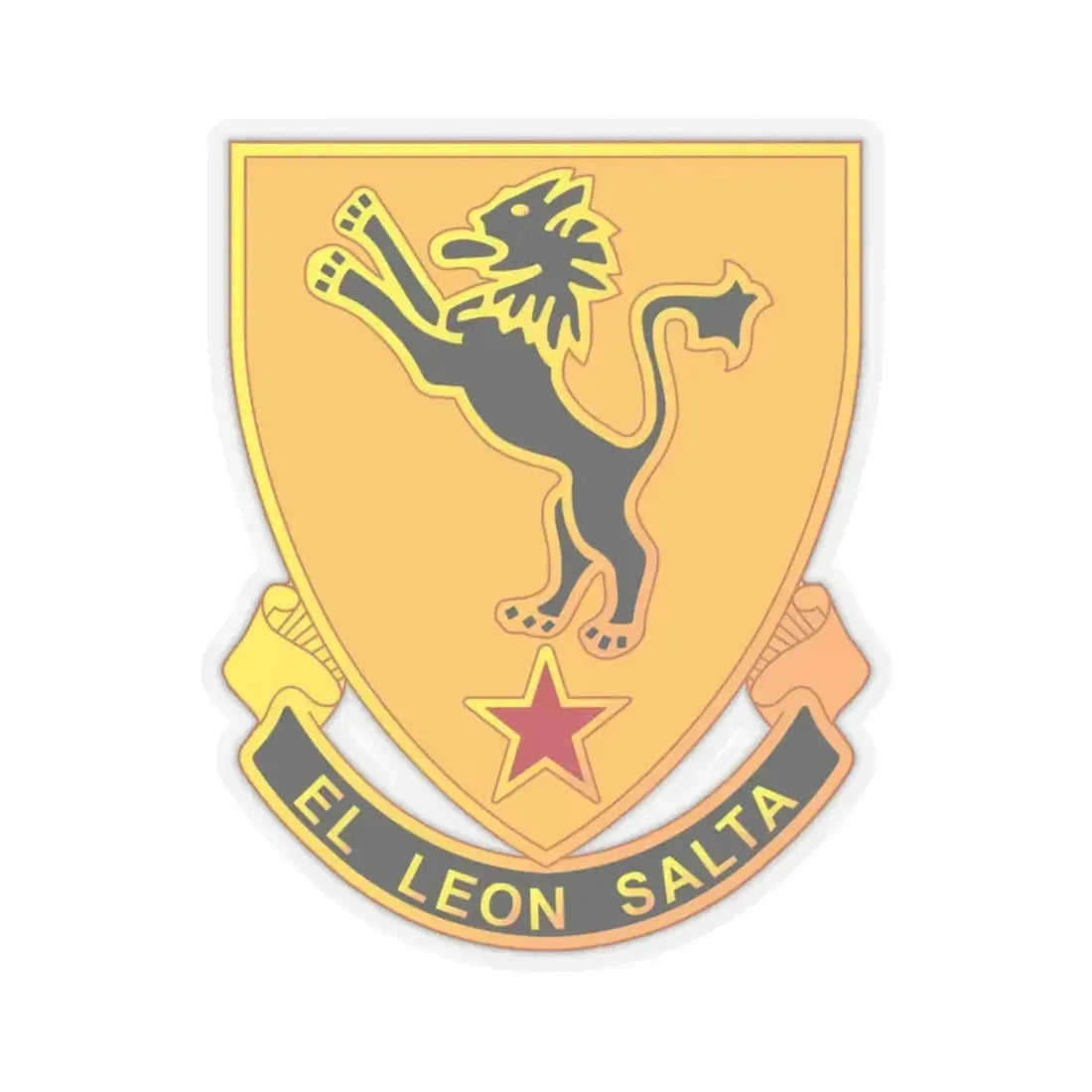 304 Cavalry Regiment (U.S. Army) STICKER Vinyl Kiss-Cut Decal 6 Inch Transparent - The Sticker Space