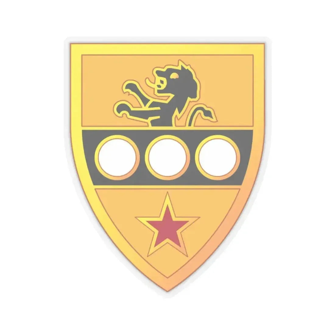 305 Cavalry Regiment (U.S. Army) STICKER Vinyl Kiss-Cut Decal 6 Inch Transparent - The Sticker Space