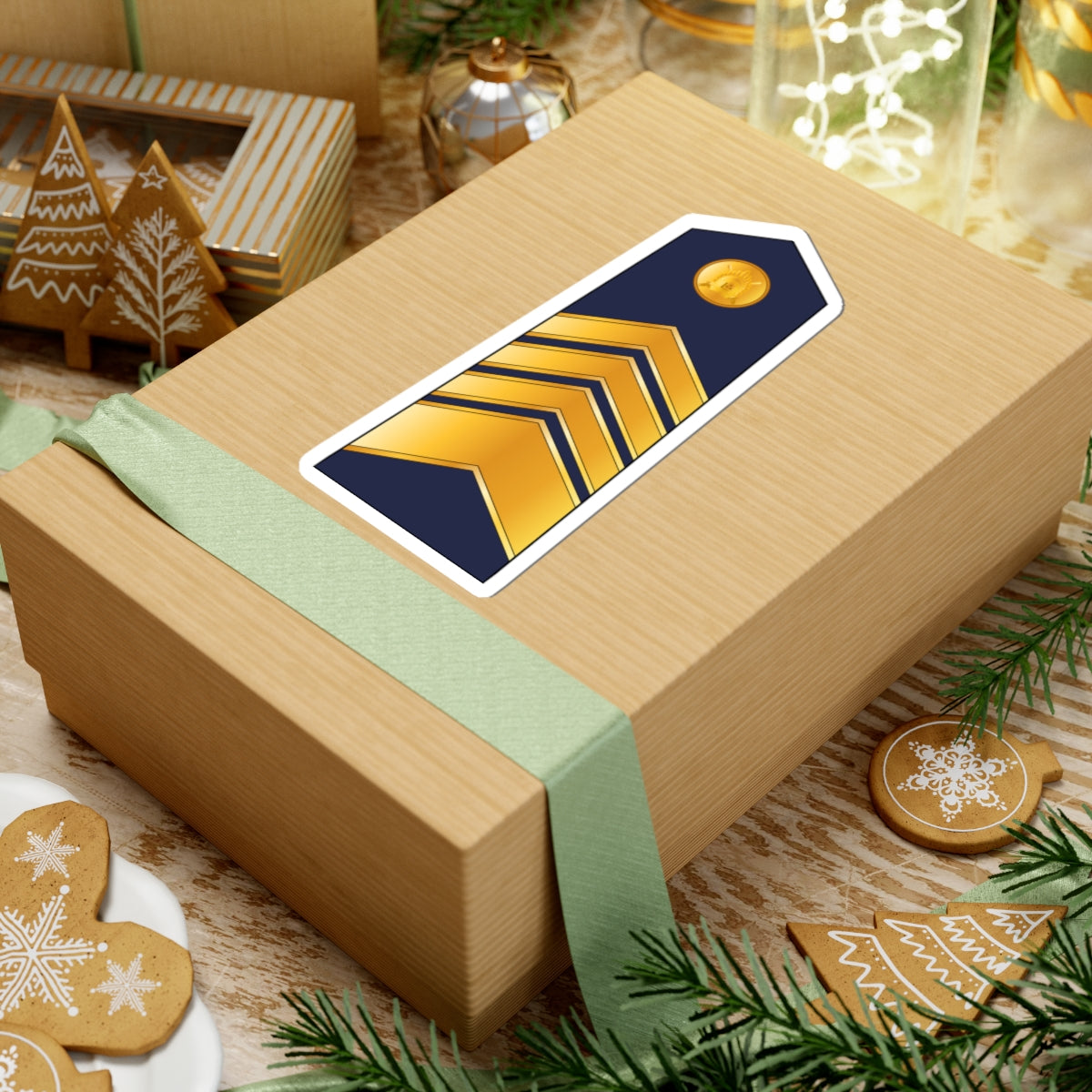 8.LVAF SGM (Latvia) (Military Rank) STICKER Vinyl Kiss-Cut Decal