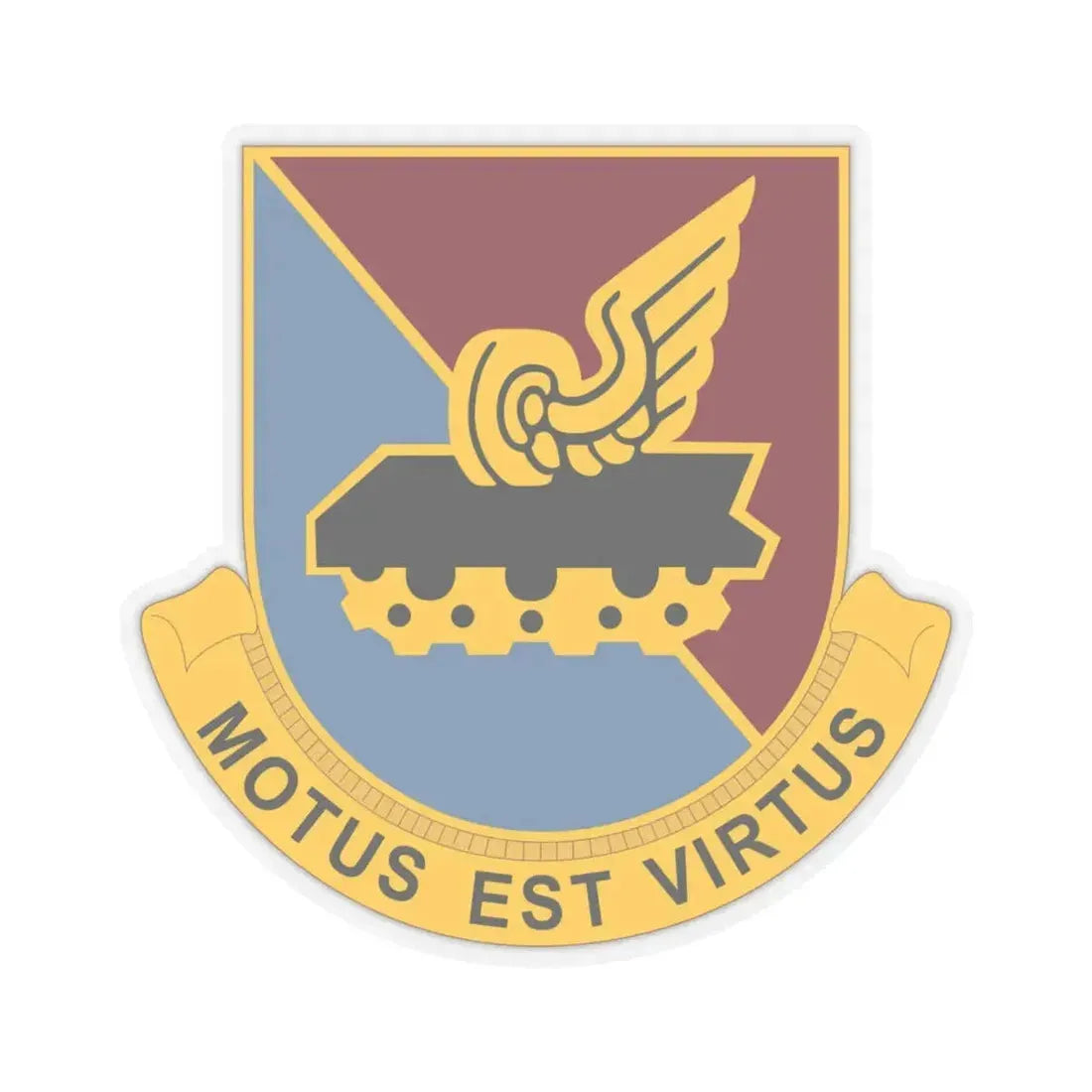 31 Transportation Battalion (U.S. Army) STICKER Vinyl Kiss-Cut Decal 6 Inch Transparent - The Sticker Space