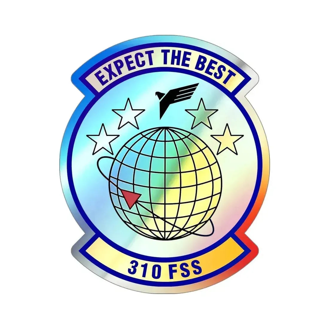 310 Force Support Squadron AFRC (U.S. Air Force) Holographic STICKER Die-Cut Vinyl Decal - The Sticker Space