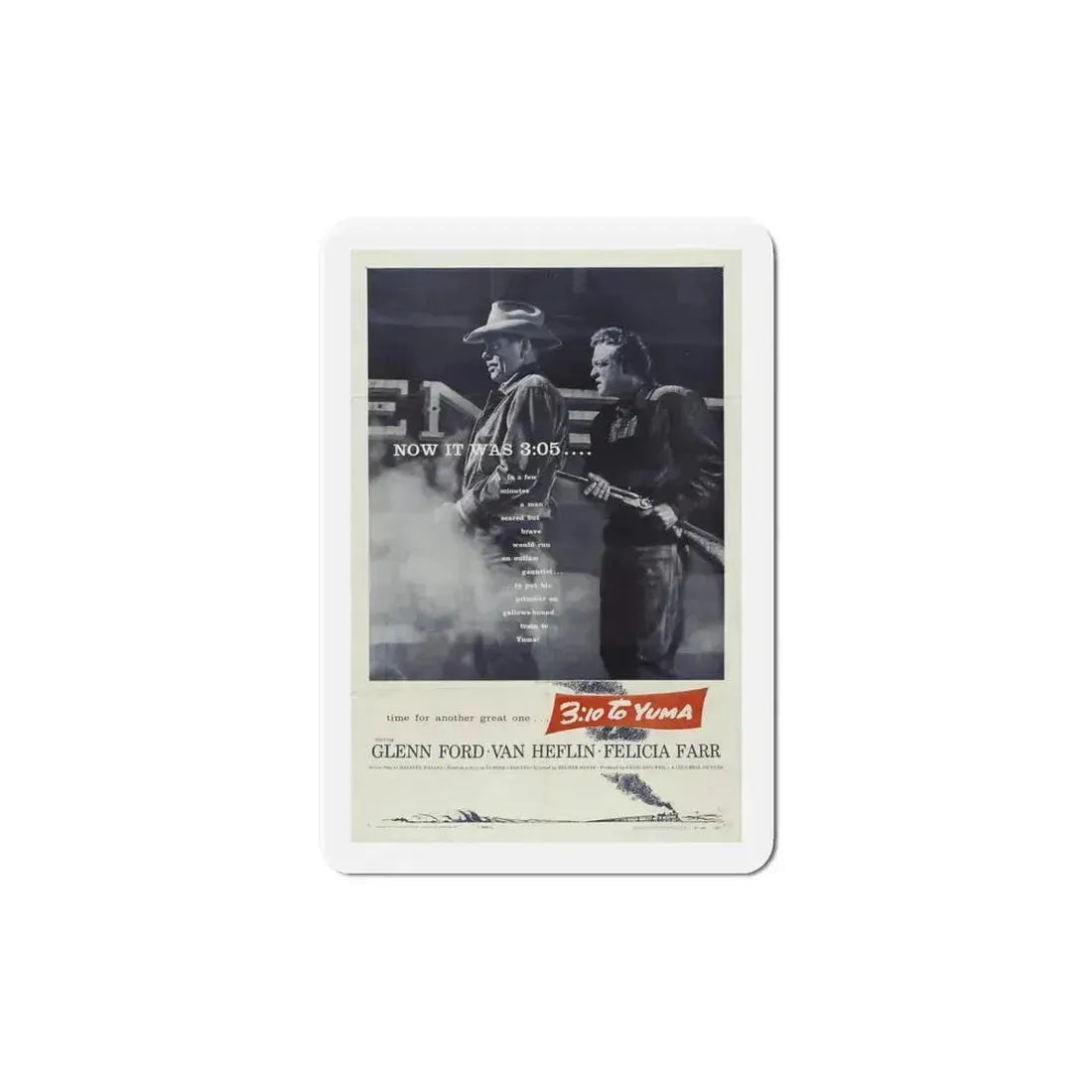 310 to Yuma 1957 Movie Poster Refrigerator Magnet - The Sticker Space