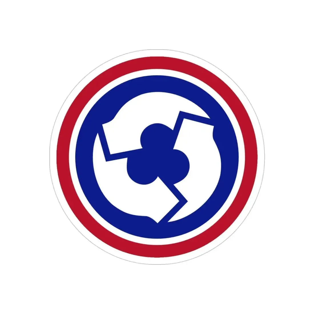 311 Sustainment Command (U.S. Army) REVERSE PRINT Transparent Die-Cut STICKER - The Sticker Space