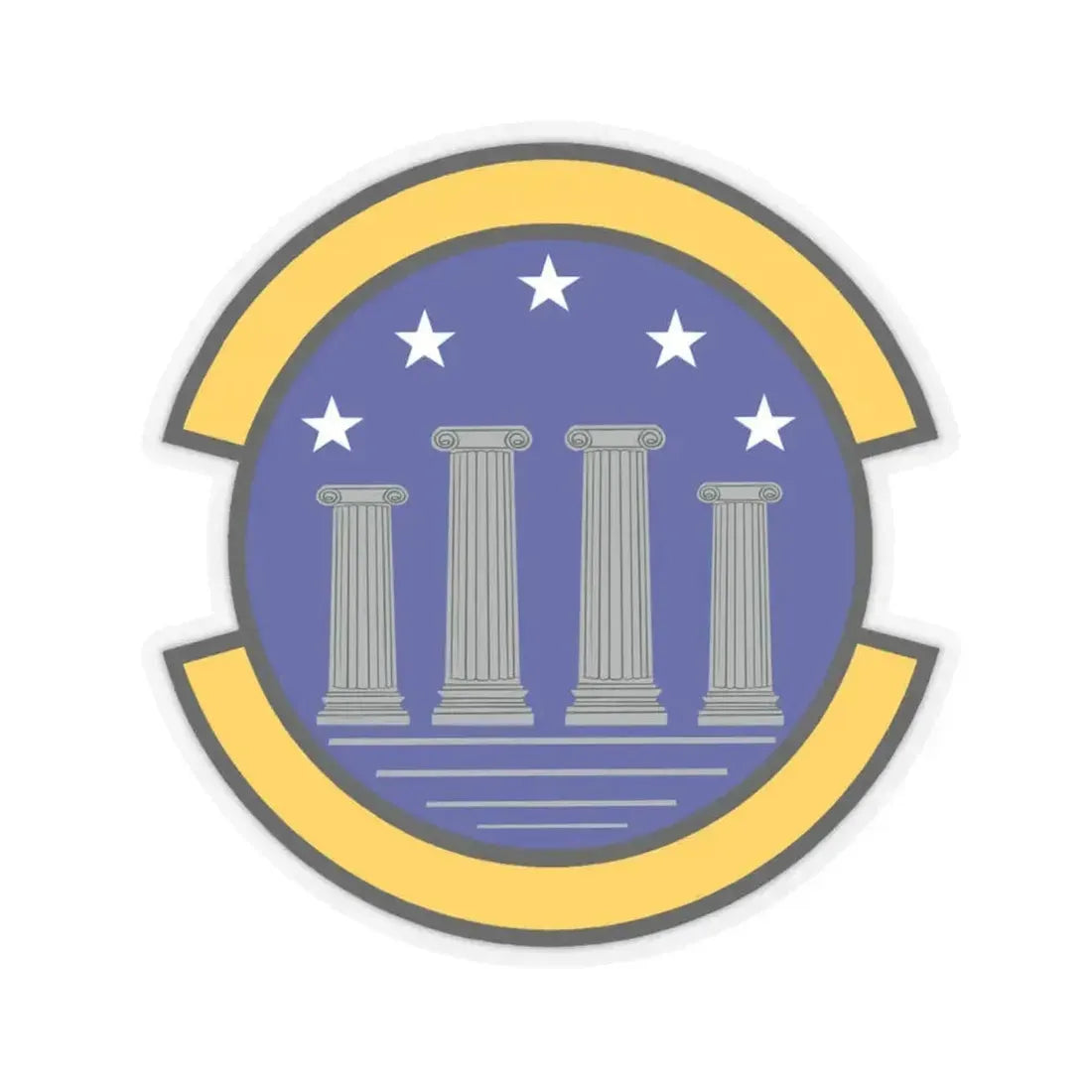 314 Maintenance Operations Flight AETC (U.S. Air Force) STICKER Vinyl Kiss-Cut Decal 4 Inch Transparent - The Sticker Space