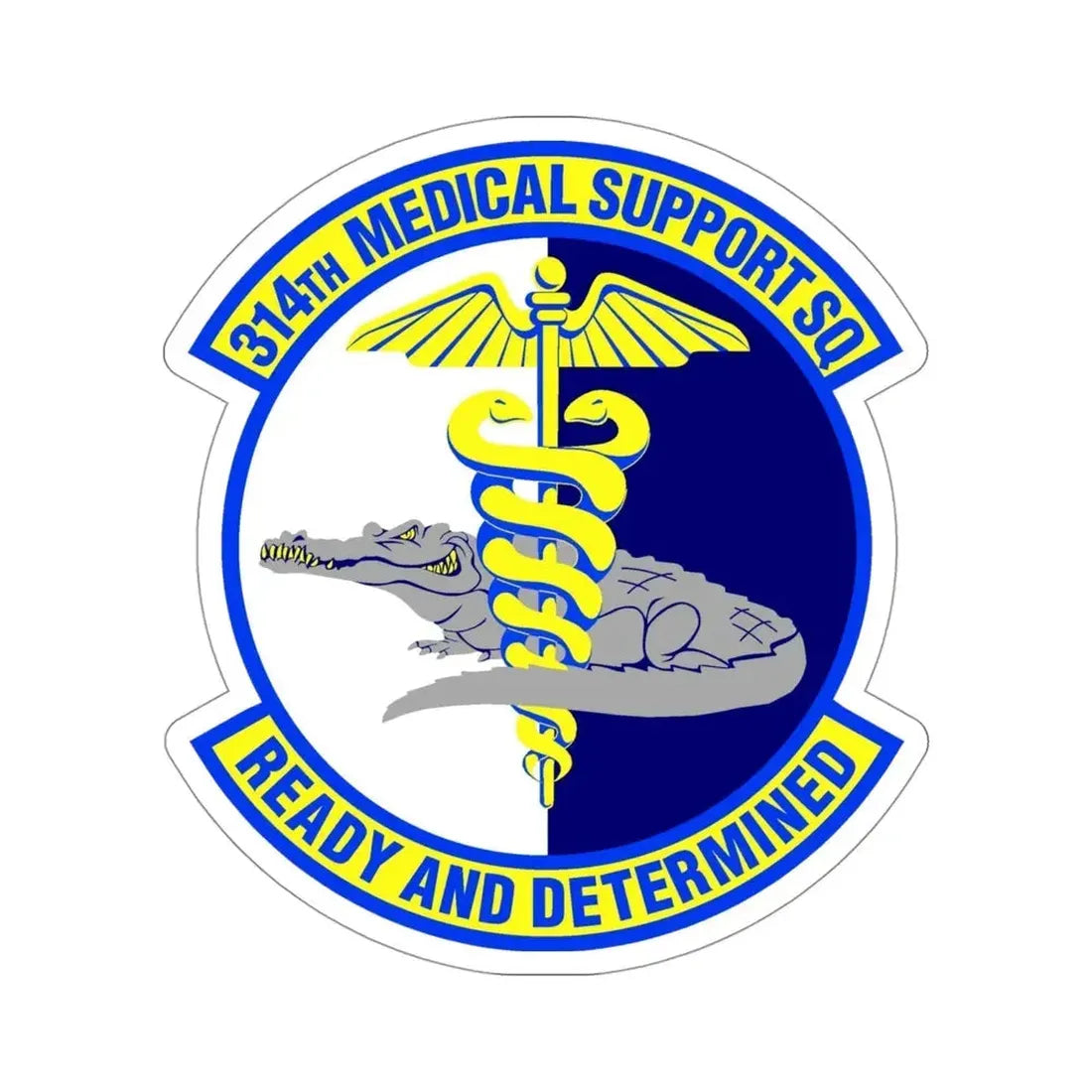 314th Medical Support Squadron (U.S. Air Force) STICKER Vinyl Die-Cut Decal - The Sticker Space