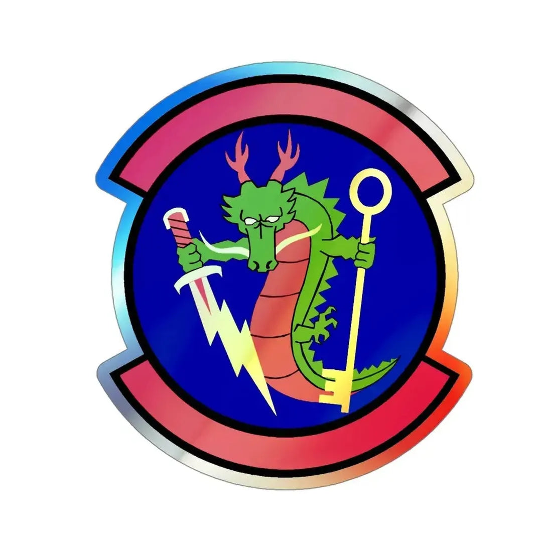 315 Cyberspace Operations Squadron ACC (U.S. Air Force) Holographic STICKER Die-Cut Vinyl Decal - The Sticker Space