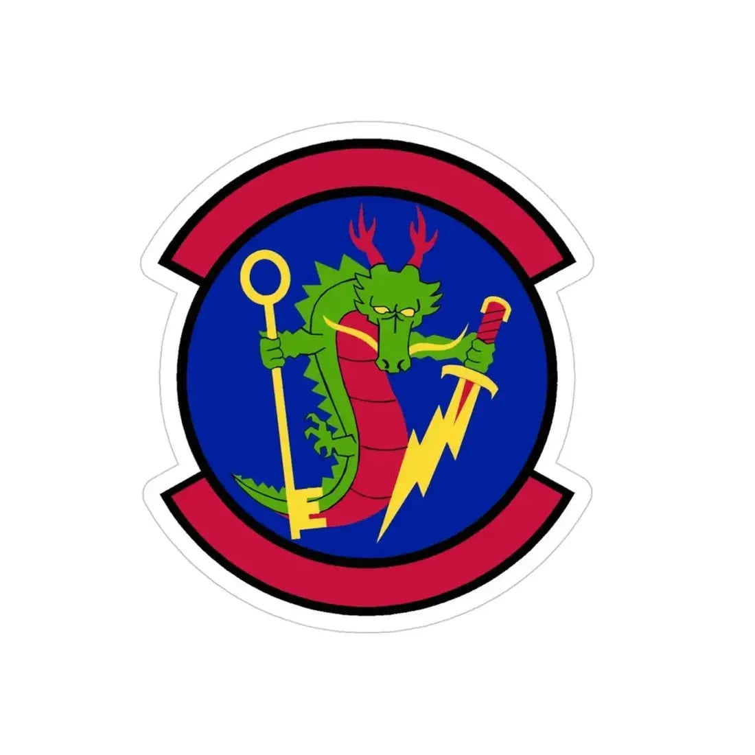 315 Cyberspace Operations Squadron ACC (U.S. Air Force) REVERSE PRINT Transparent Die-Cut STICKER - The Sticker Space