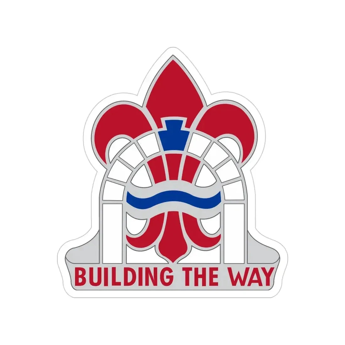 315 Engineer Group (U.S. Army) Transparent STICKER Die-Cut Vinyl Decal - The Sticker Space