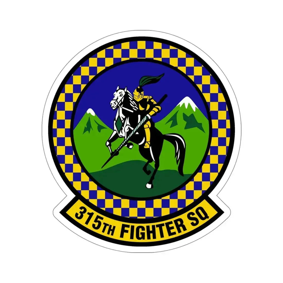 315 Fighter Squadron ACC (U.S. Air Force) STICKER Vinyl Die-Cut Decal - The Sticker Space