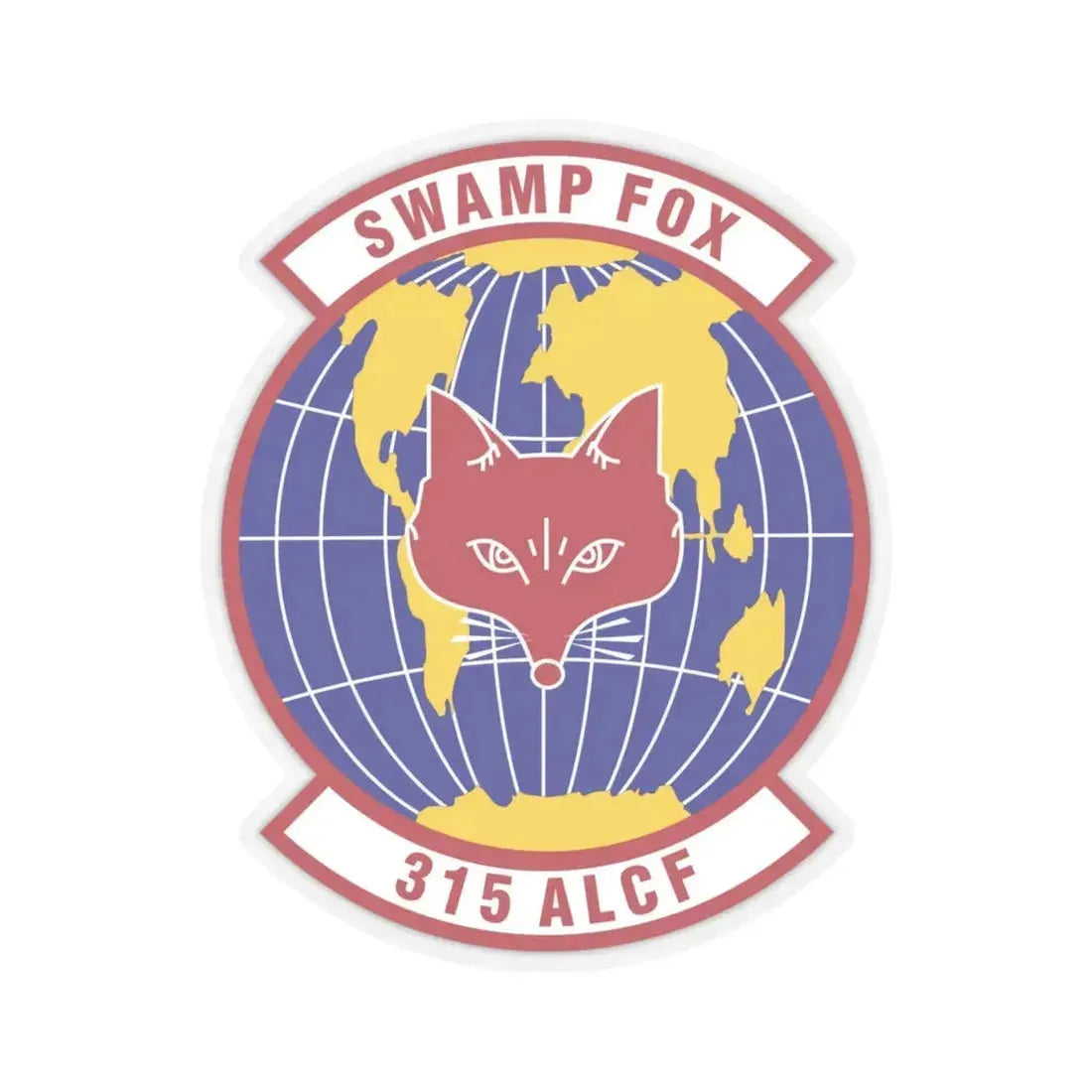 315th Airlift Control Flight (U.S. Air Force) STICKER Vinyl Kiss-Cut Decal 4 Inch Transparent - The Sticker Space