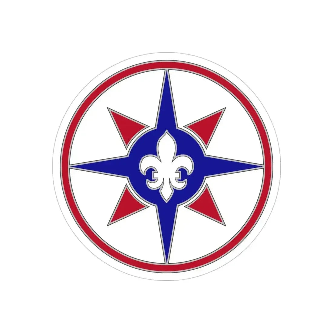 316 Sustainment Command (U.S. Army) REVERSE PRINT Transparent Die-Cut STICKER - The Sticker Space