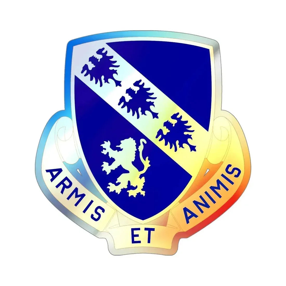 317th Infantry Regiment (U.S. Army) Holographic STICKER Die-Cut Vinyl Decal - The Sticker Space