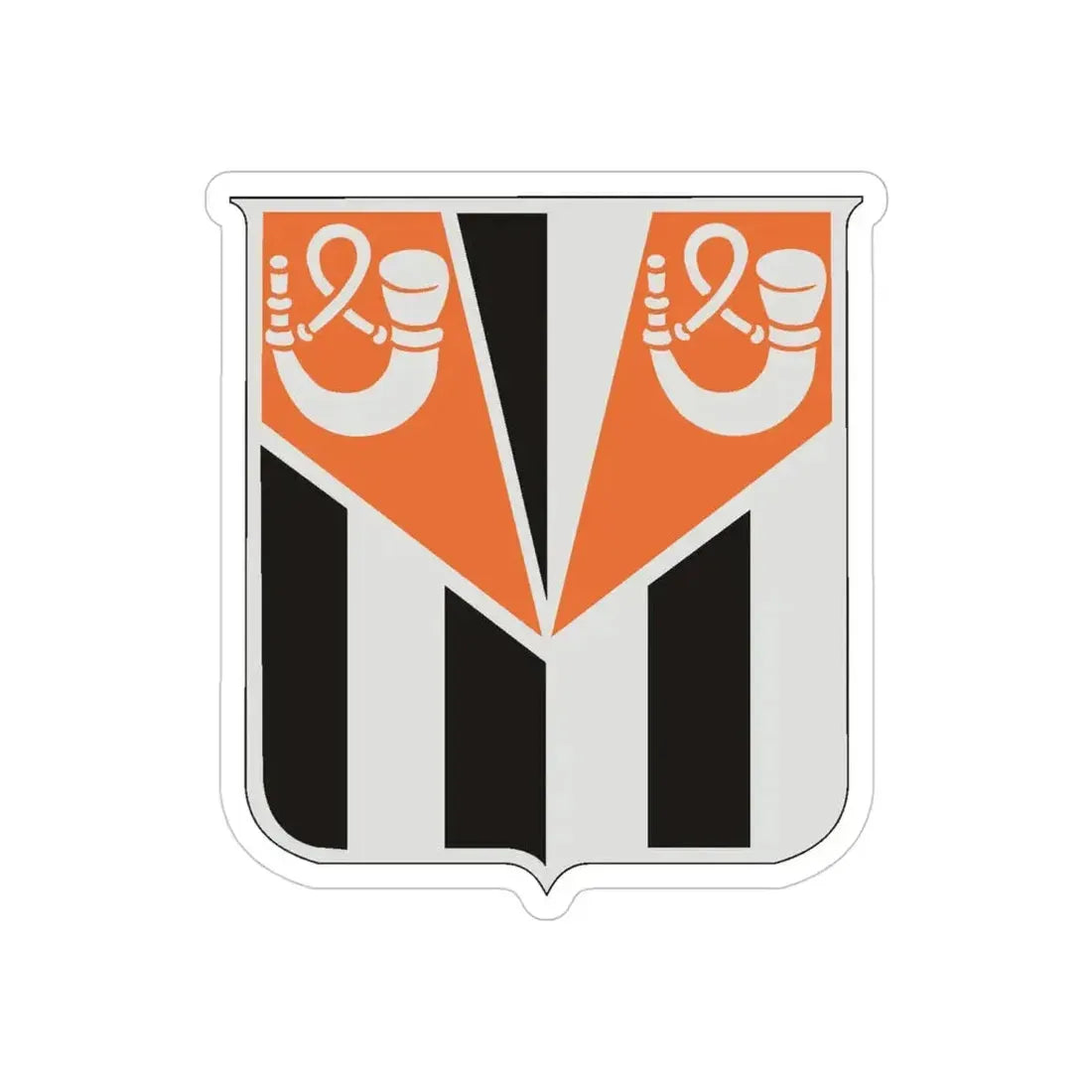 32 Signal Battalion (U.S. Army) REVERSE PRINT Transparent Die-Cut STICKER - The Sticker Space