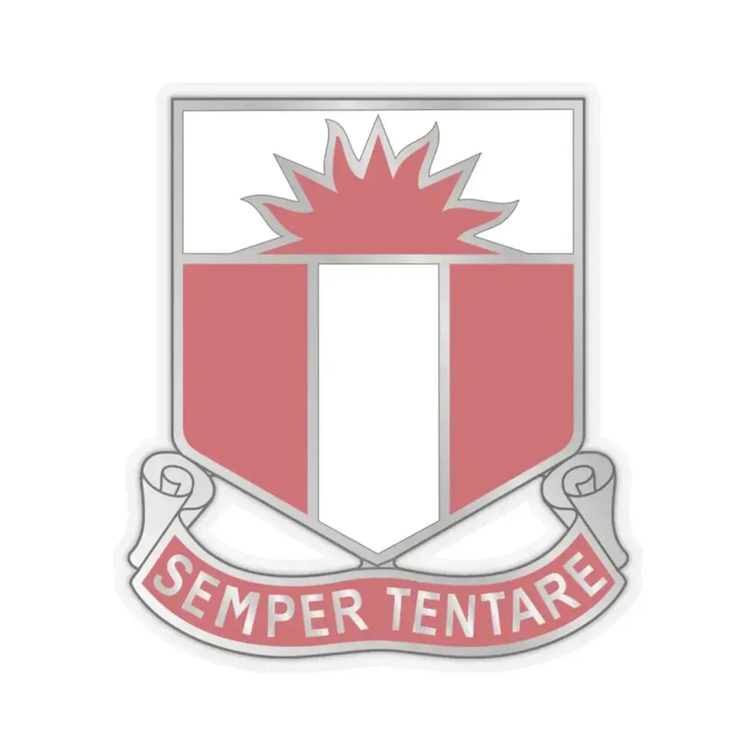 321 Engineer Battalion (U.S. Army) STICKER Vinyl Kiss-Cut Decal 6 Inch Transparent - The Sticker Space