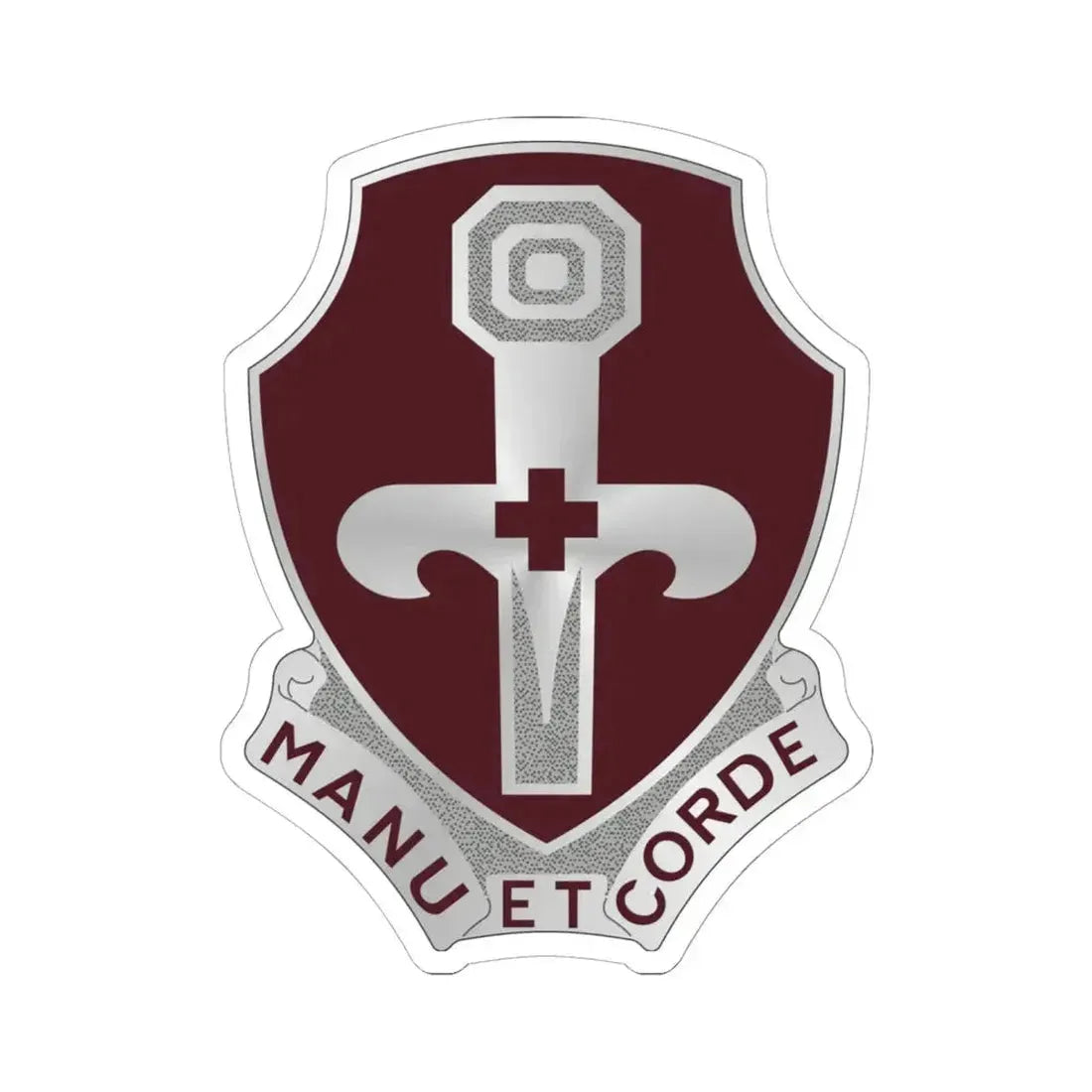 321 Medical Battalion (U.S. Army) STICKER Vinyl Kiss-Cut Decal 6 Inch White - The Sticker Space