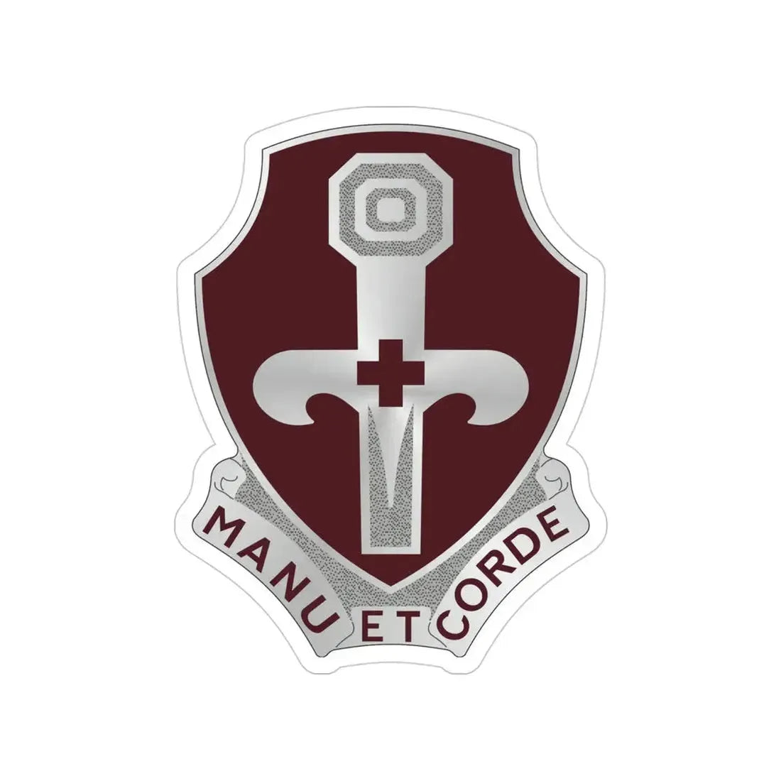 321 Medical Battalion (U.S. Army) Transparent STICKER Die-Cut Vinyl Decal - The Sticker Space