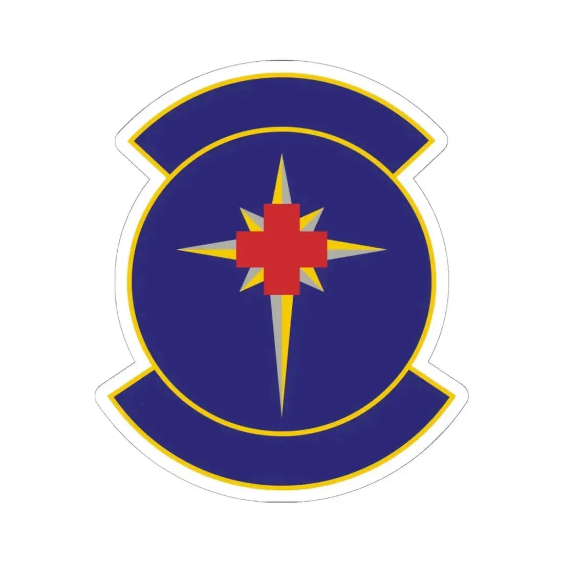 325 Medical Support Squadron ACC (U.S. Air Force) STICKER Vinyl Kiss-Cut Decal 6 Inch White - The Sticker Space