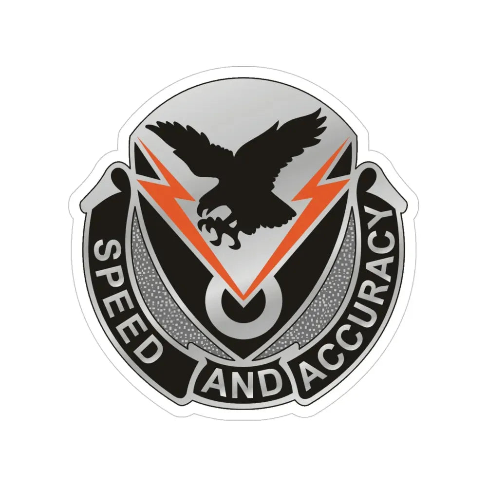 327 Signal Battalion (U.S. Army) Transparent STICKER Die-Cut Vinyl Decal - The Sticker Space
