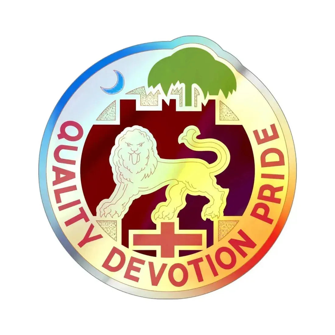 3271 US Hospital (U.S. Army) Holographic STICKER Die-Cut Vinyl Decal - The Sticker Space