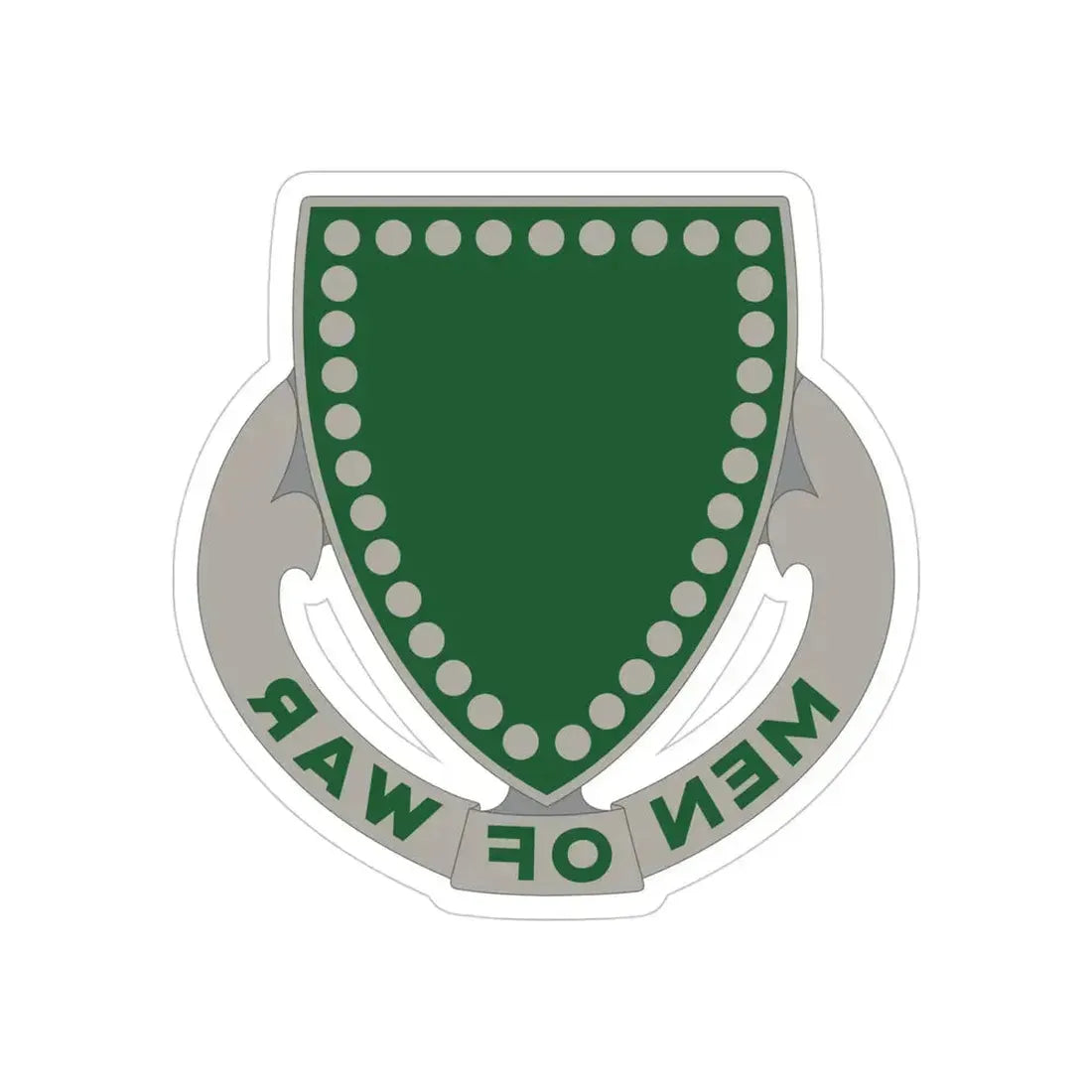 33 Cavalry Regiment (U.S. Army) REVERSE PRINT Transparent Die-Cut STICKER - The Sticker Space