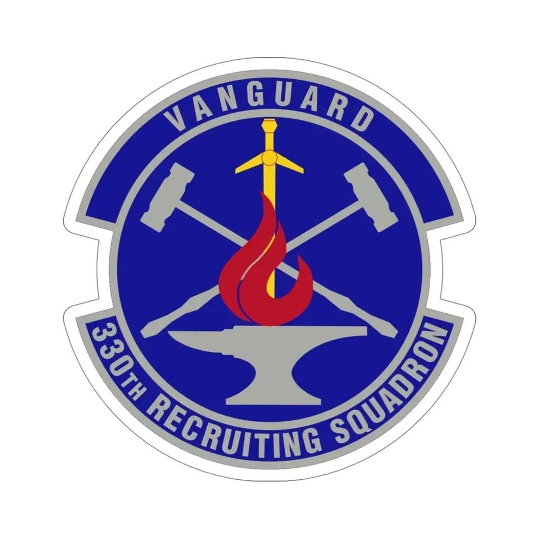 330 Recruiting Squadron AETC (U.S. Air Force) STICKER Vinyl Die-Cut Decal - The Sticker Space